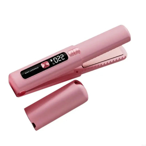 2 In 1 Hair Straightener And Curler Wireless Charging Ionic Frizz