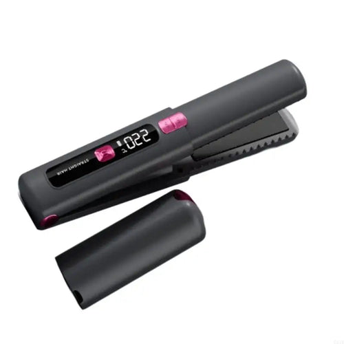 2 In 1 Hair Straightener And Curler Wireless Charging Ionic Frizz