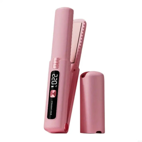 2 In 1 Hair Straightener And Curler Wireless Charging Ionic Frizz